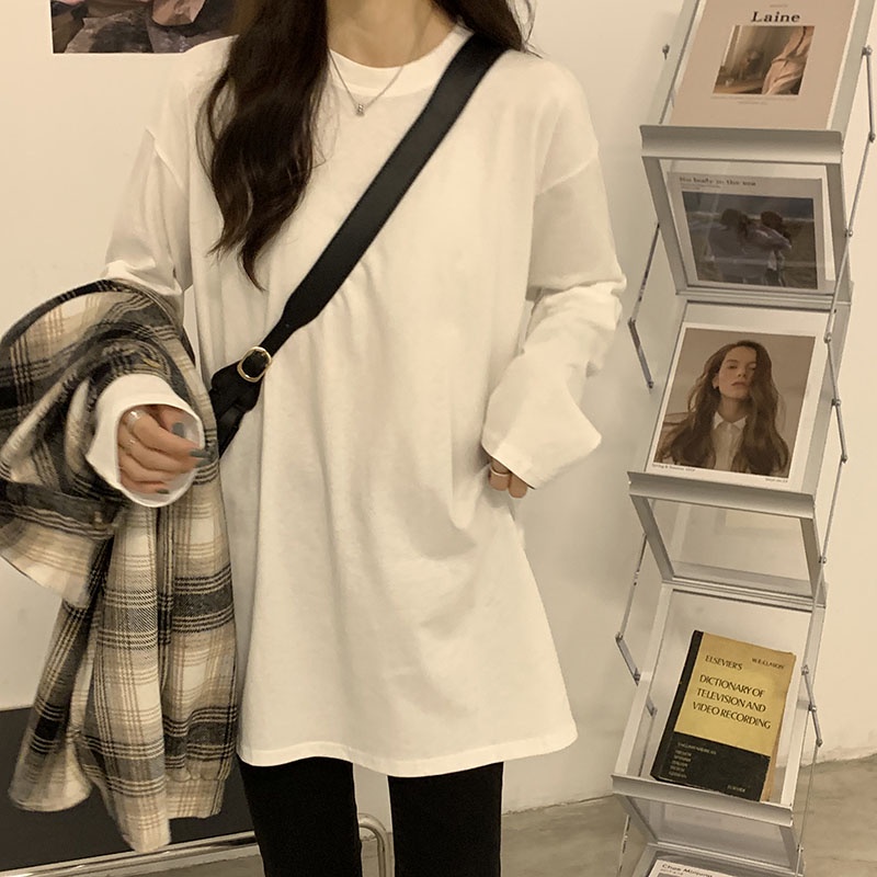 NRVP Áo Thun Nữ Dài Tay Thời Trang Hàn Quốc 2023