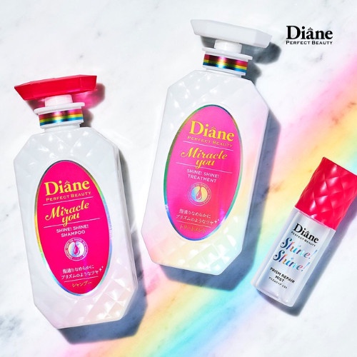 Dầu gội phục hồi sáng bóng dành cho tóc nhuộm tẩy Diane Miracle You Shine Shine Shampoo & Treatment