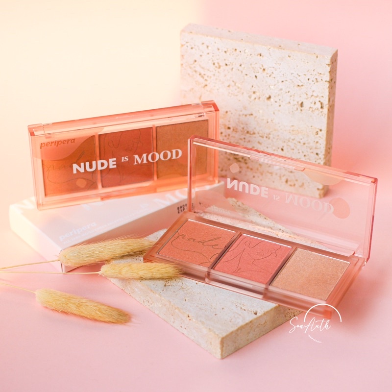 Phấn Má Hồng 3 Ô Peripera All Take Mood Cheek Palette