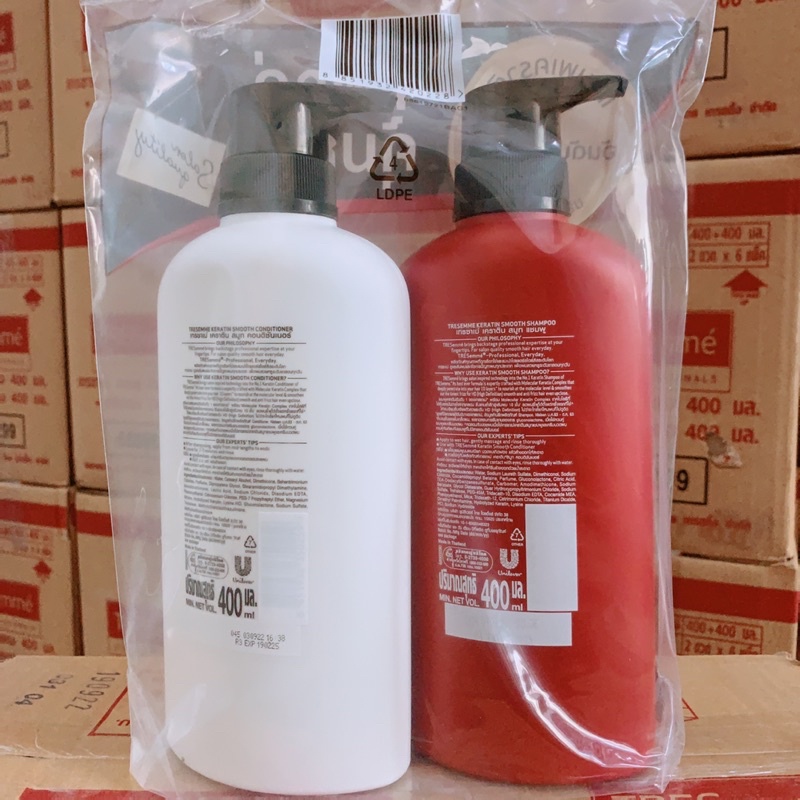 Dầu gội và xả TRESemme cho tóc khô xơ 400ml