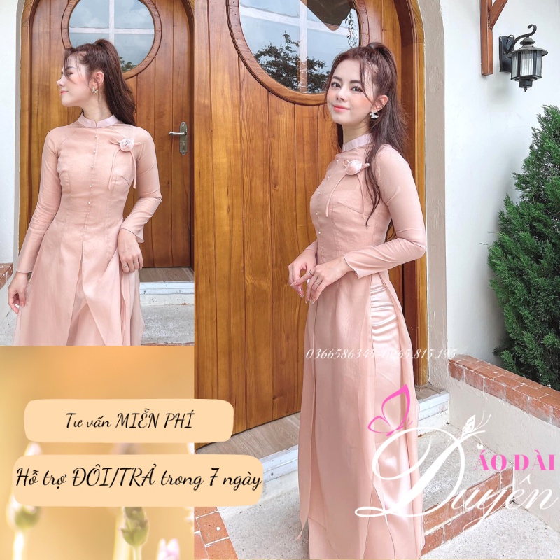 Áo dài cách tân 4 tà TÚ LỆ hàng  thiết kế hot nhat năm nay