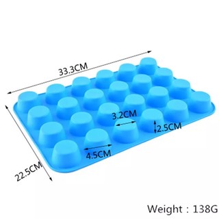 Khuôn cupcake silicon 24 ô