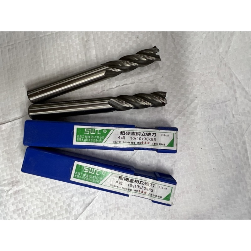 Phay ngón thép gió HSS- 4 me hộp xanh, size 3-18mm GIÁ RẺ