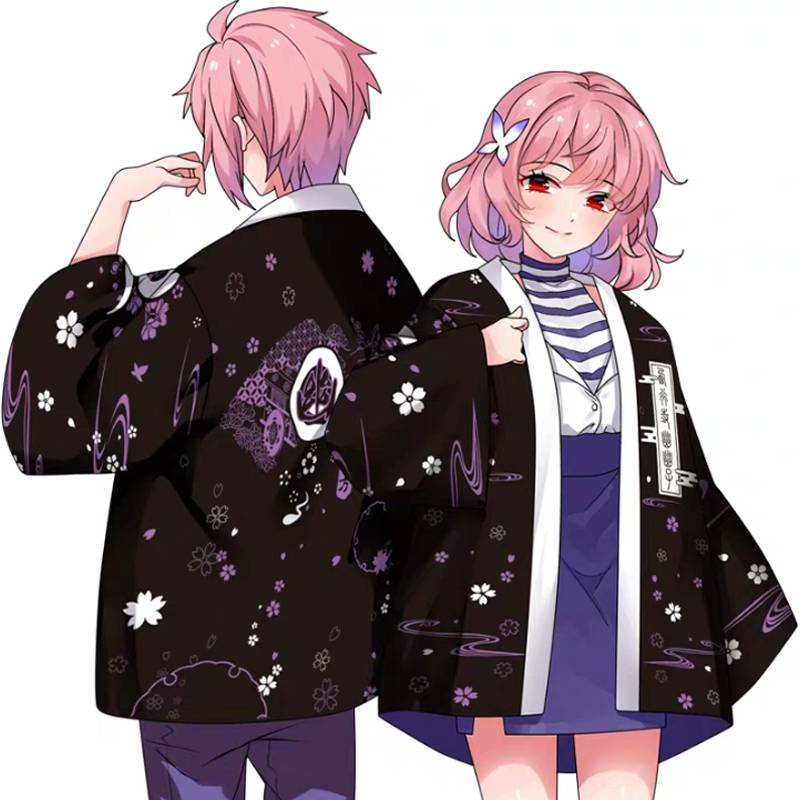 Ag Touhou Project Kimono Haori Áo Khoác Cardigan Dáng Rộng Họa Tiết An