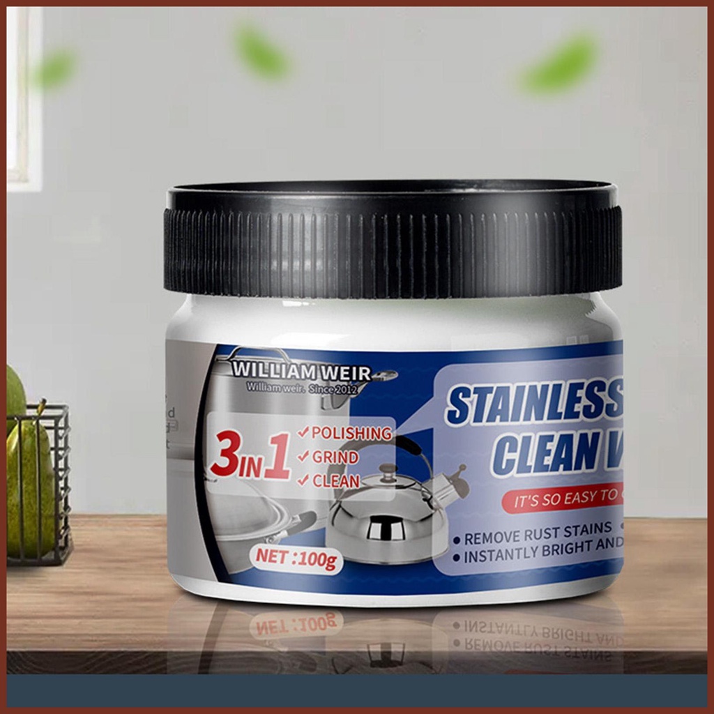 Keo Đánh Bóng Kim Loại Bằng Nhôm 100g Loại Bỏ Vết Rỉ Sét Và Làm Sạch Lâu Trôi haoyisvn