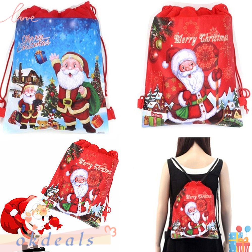 Ba Lô Dây Rút Đựng Đồ Chơi Giáng Sinh