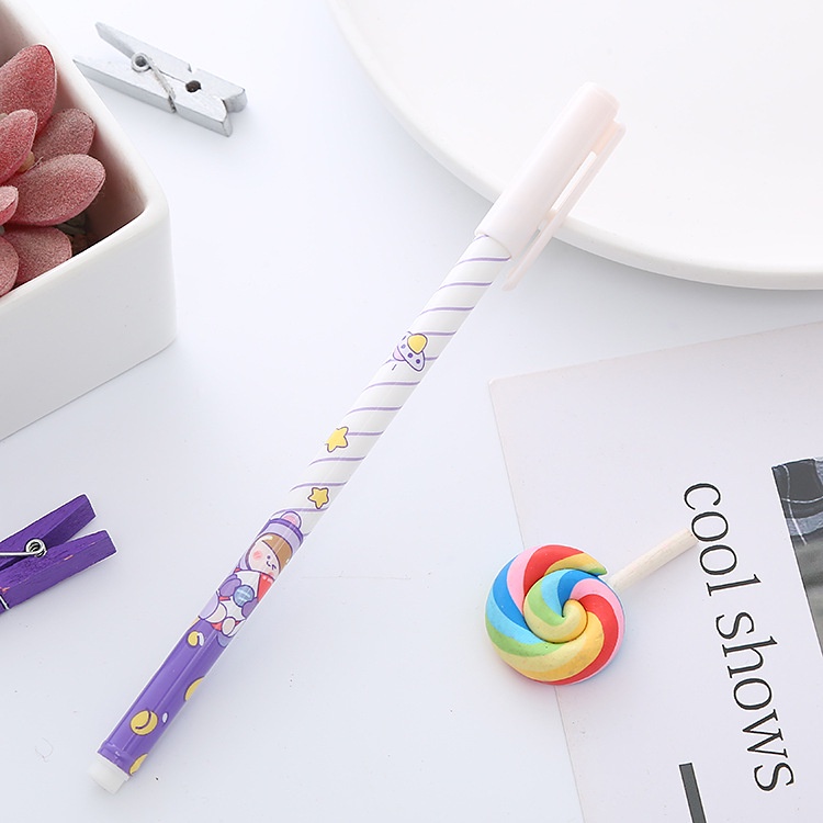 Bút Bi Hình Hành Tinh Màu Tím Sáng Tạo Cho Học Sinh / Văn Phòng Ruột bút gel bút gel nhiều màu bút bi nhiều màu bút cute giá rẻ bút bi nước cute bút nhiều màu