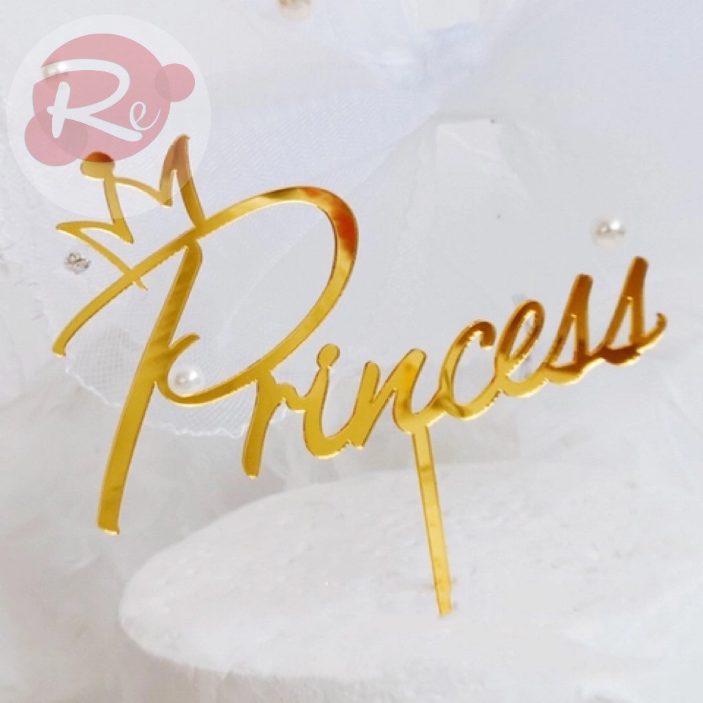 [SIÊU RẺ❤️] – Combo 10 thẻ Topper Meka Princess - Trang trí bánh sinh nhật bánh kem