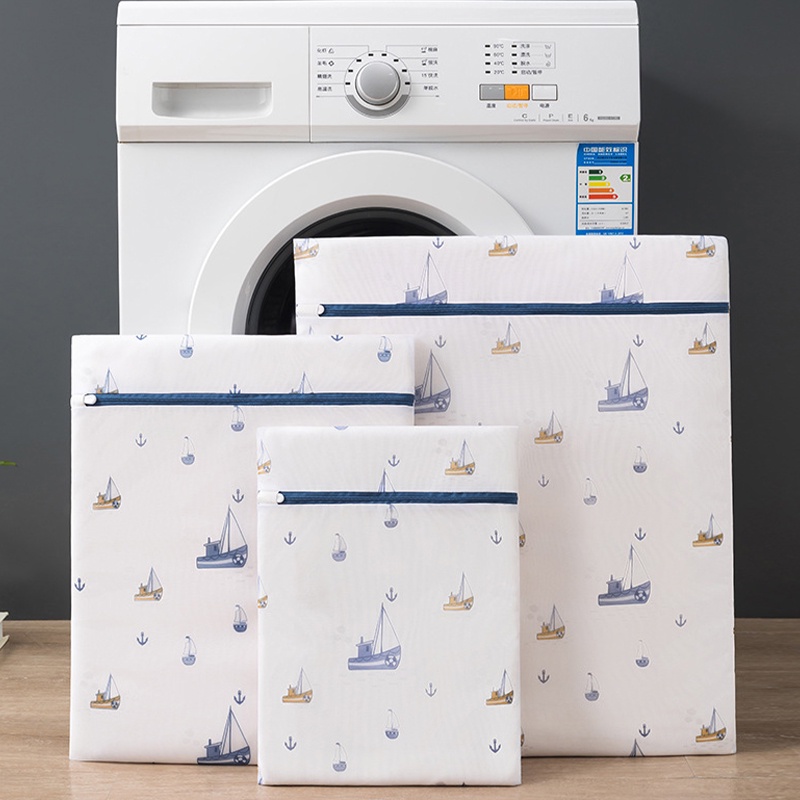 Túi Lưới Giặt Ủi Có Khóa Kéo Sử Dụng Tiện Lợi