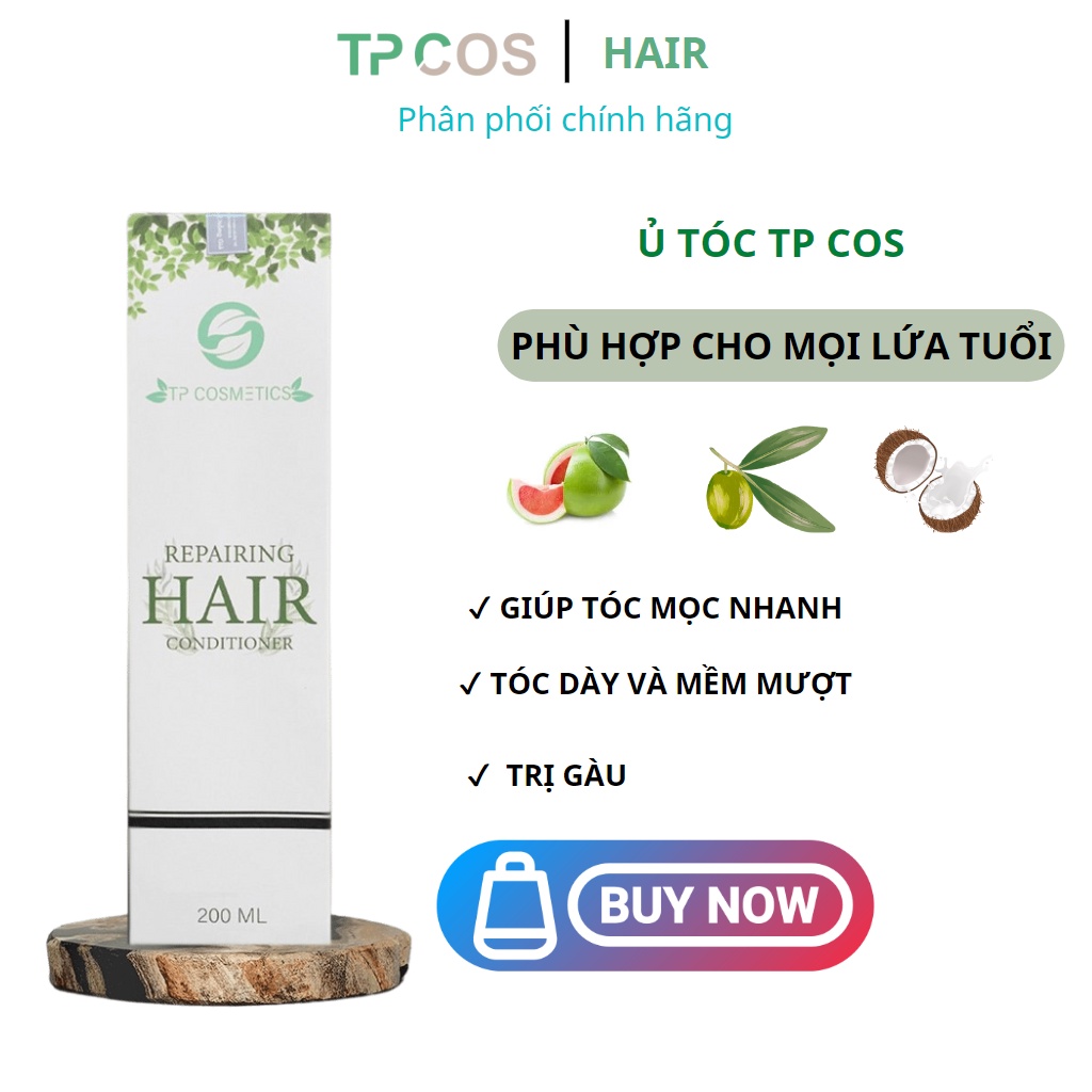 Ủ Tóc Tpcos REPAIRING HAIR CONDITIONER-Khôi phục tóc hư tổn chỉ chỉ 1 lần ủ.
