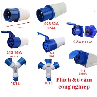 Ổ,PHÍCH CẮM CÔNG NGHIỆP 3 CHẤU 16A