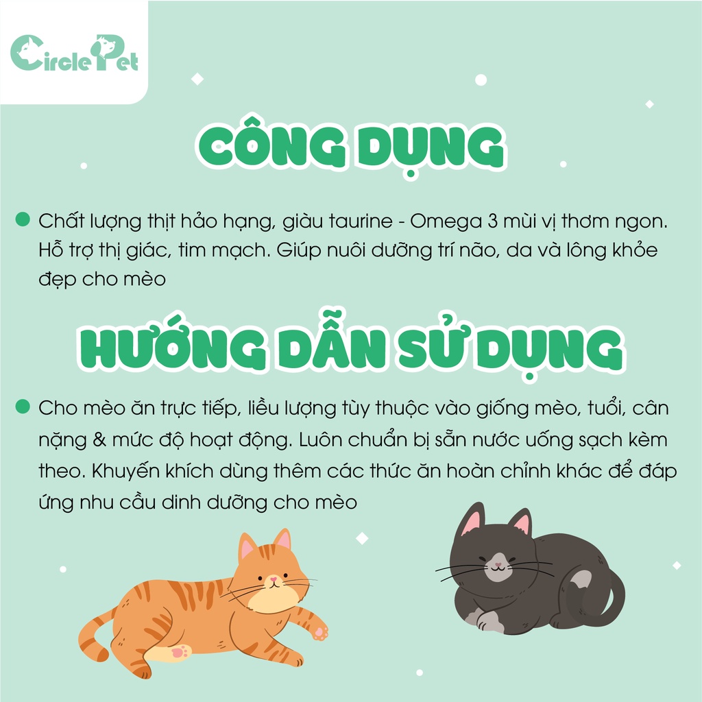 Pate Regalos nhiều hương vị cho mèo mọi lứa tuổi 70g - CirclePet