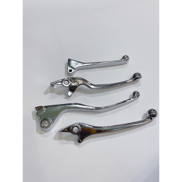 Tay thắng đĩa xiken lắp xe Dream Wave màu sáng bóng không gỉ, gắn như zin