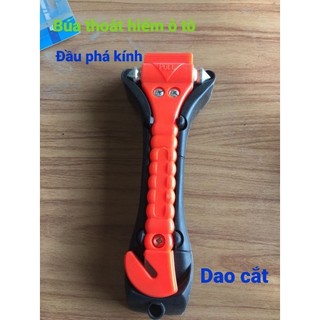 Búa đập kính ô tô, Búa cứu hộ thoát hiểm có dao cắt