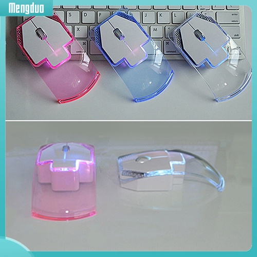 Chuột Không Dây Trong Suốt Siêu Mỏng 2.4Ghz Cho Máy Tính