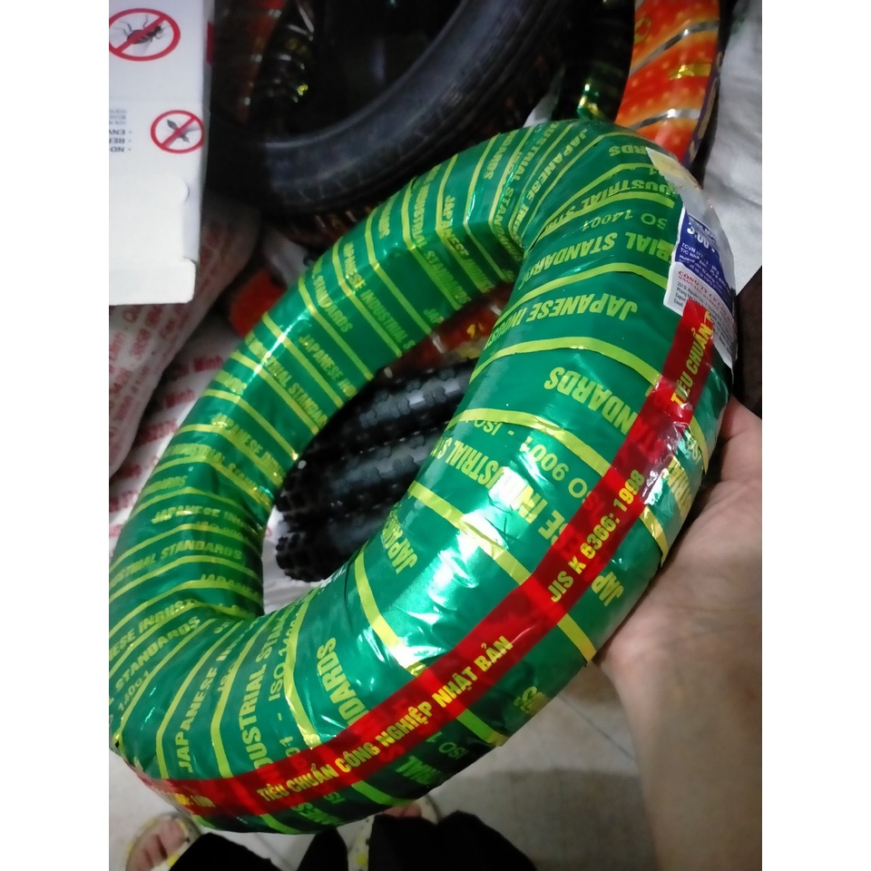 LỐP  XE MÁY ĐIỆN 3.00-10 KHÔNG SĂM SAO VÀNG