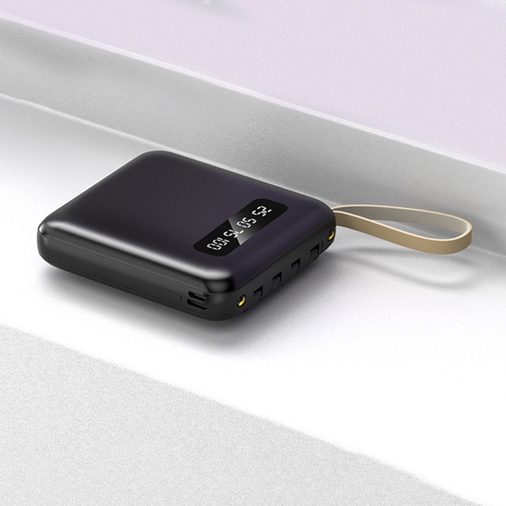 PO-4 Dây Cáp Đèn LED Công Suất Cao Đa Năng Pin Sạc Dự Phòng PO-20000mAh Với