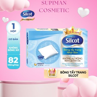 Bông Tẩy Trang Silcot Nhật Bản (hộp 82 miếng)