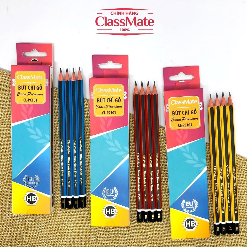Bút Chì Gỗ HB CLASSMATE - 1 Chiếc, Nét Bút 0.5mm, Dùng Để Vẽ Tranh, Luyện Chữ Cho Học Sinh CL-PC101