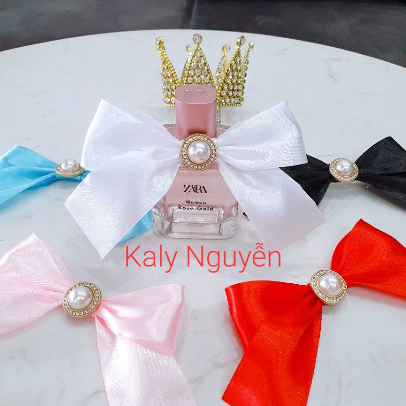 Kẹp nơ đính Charm hàn quốc hình HÌNH VÀ VIDEO SHOP TỰ CHỤP 100%