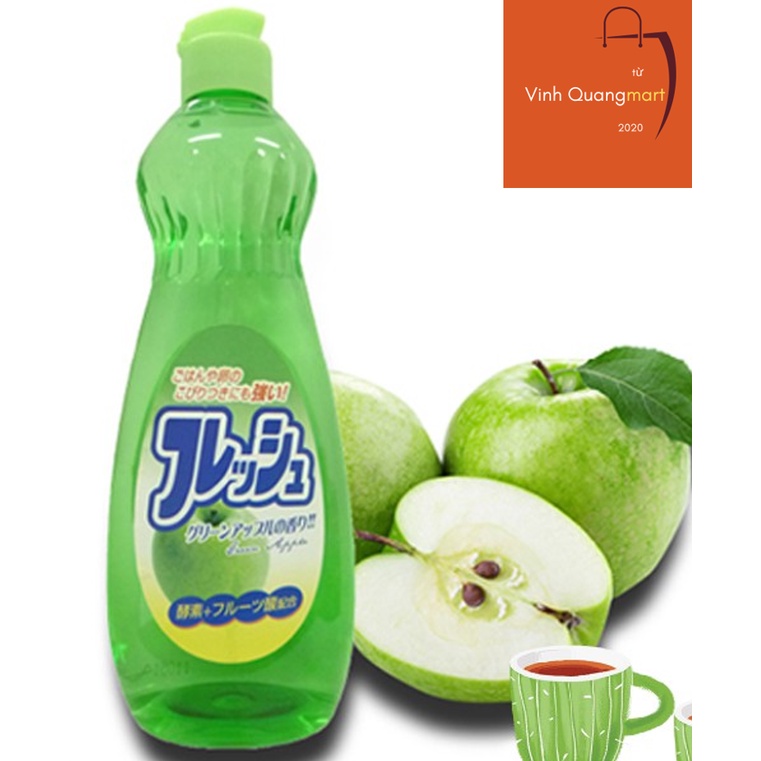 Nước rửa chén, bát hương táo 600ml