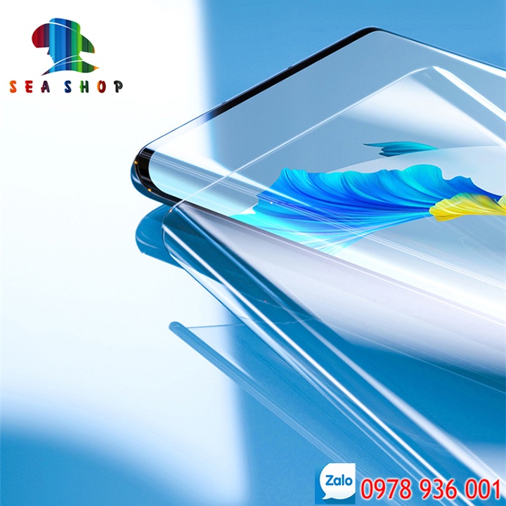 [FULL BOX] Kính cường lực UV Huawei P30 Pro, P40 Pro, Nova 3e,Mate 20 Pro, 30 Pro - Full màn - chức năng mở khóa vân tay