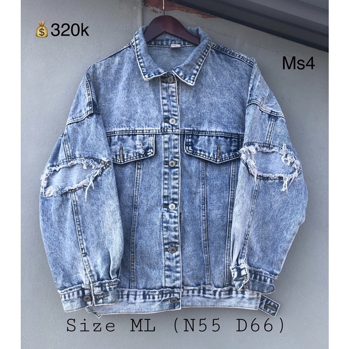ÁO KHOÁC DENIM JEANS 2HAND CÓ SẴN