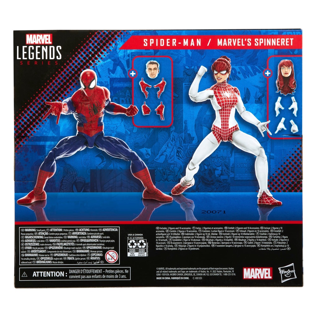 🌟Spider-Man and Marvel’s Spinneret🌟Mô hình HasbroϟMarvel Legends Series 6-inchϟSpider-Man 60th Anniversary