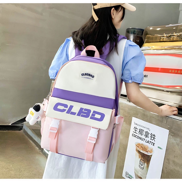 ( Combo 4 sản phẩm ) Balo nữ thời trang phong cách Hàn Quốc dày dặn chống thấm nước BEE GEE BLTT43534