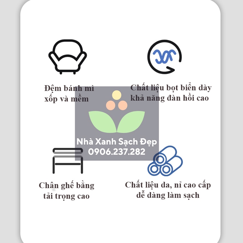 Ghế đẩu cao kèm đệm ngồi ăn cơm xếp chồng gọn gàng - ghế đôn sofa, ghế đẩu vuông cao cấp