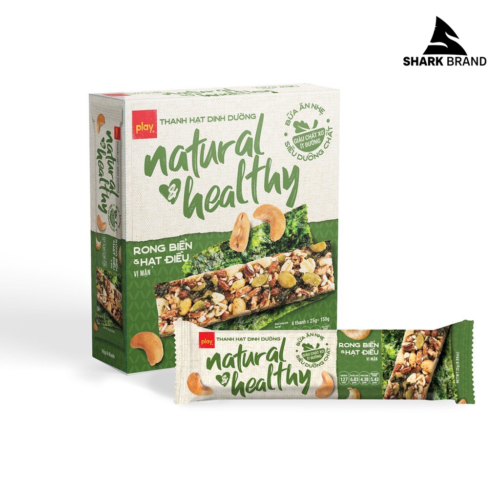Bánh Năng Lượng Play Nutrition Energy Bar (Hộp/Tách lẻ) Shark Brand