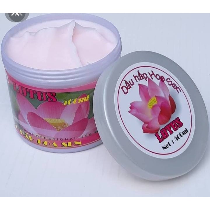 Kem Ủ Tóc Hấp Dầu HOA SEN Tinh Chất Hoa Sen -1000ml