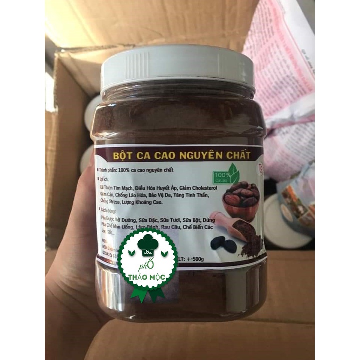 Bột cacao nguyên chất  Daklak 500gr