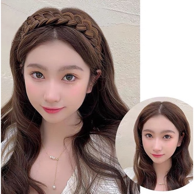 Băng đô tết tóc giả phong cách 2022 mới cho nữ