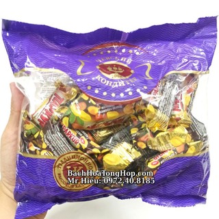 Kẹo socola caramel đậu phộng Tapkyp túi 500g