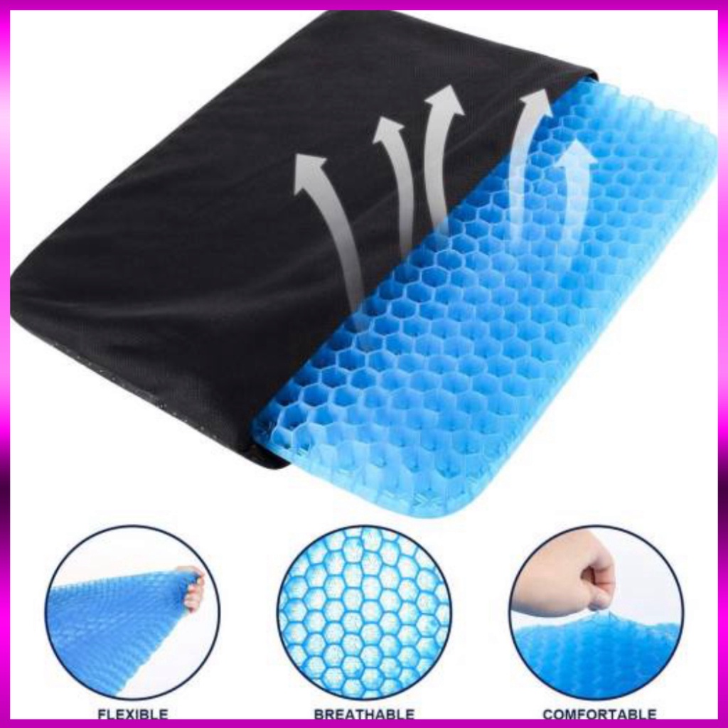 Đệm Ngồi Silicon 3D 2 Lớp Thoáng Khí MAGIC CUSHION - Nệm Ngồi Ghế Ô Tô, Văn Phòng