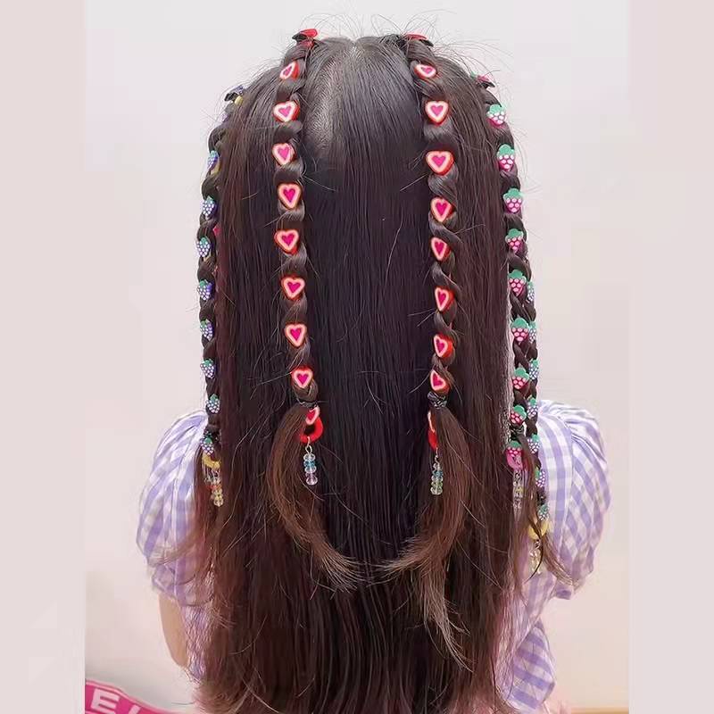 Phụ kiện dây quấn tóc thời trang siêu cute cho bé gái