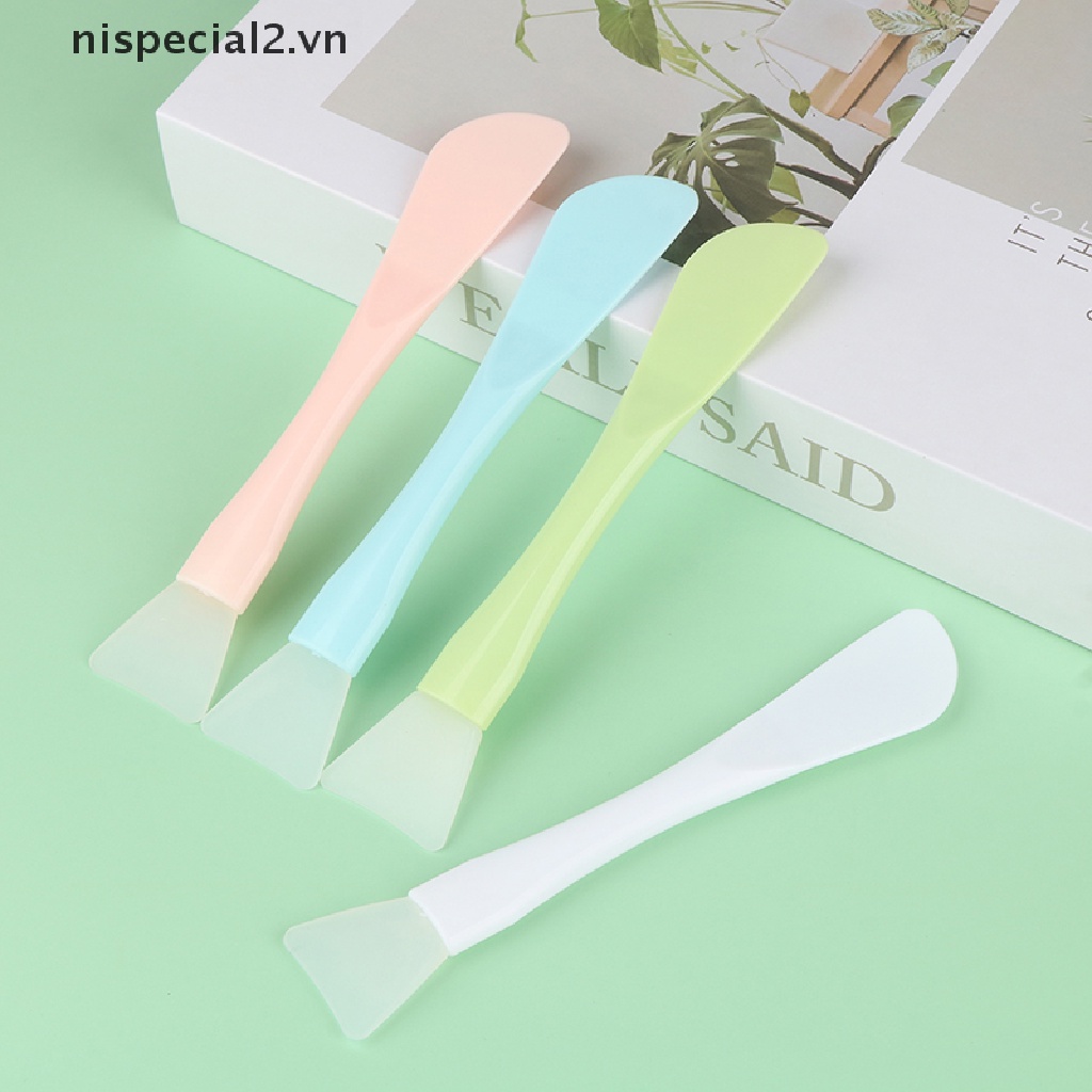 Set 2 Cọ Đắp Mặt Nạ Hai Đầu Bằng Silicon Chuyên Nghiệp