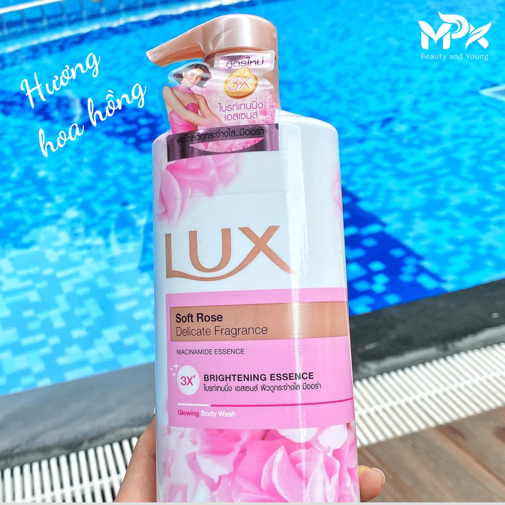 Sữa tắm Lux hương nước hoa 500ml Thái Lan thơm lâu dưỡng da trắng mịn - MPX