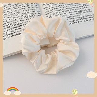Dây Cột Tóc Vải Cỡ Lớn Phong Cách Retro Hàn Quốc