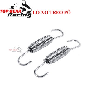 Lò xo treo pô inox gắn cổ pô và lon pô