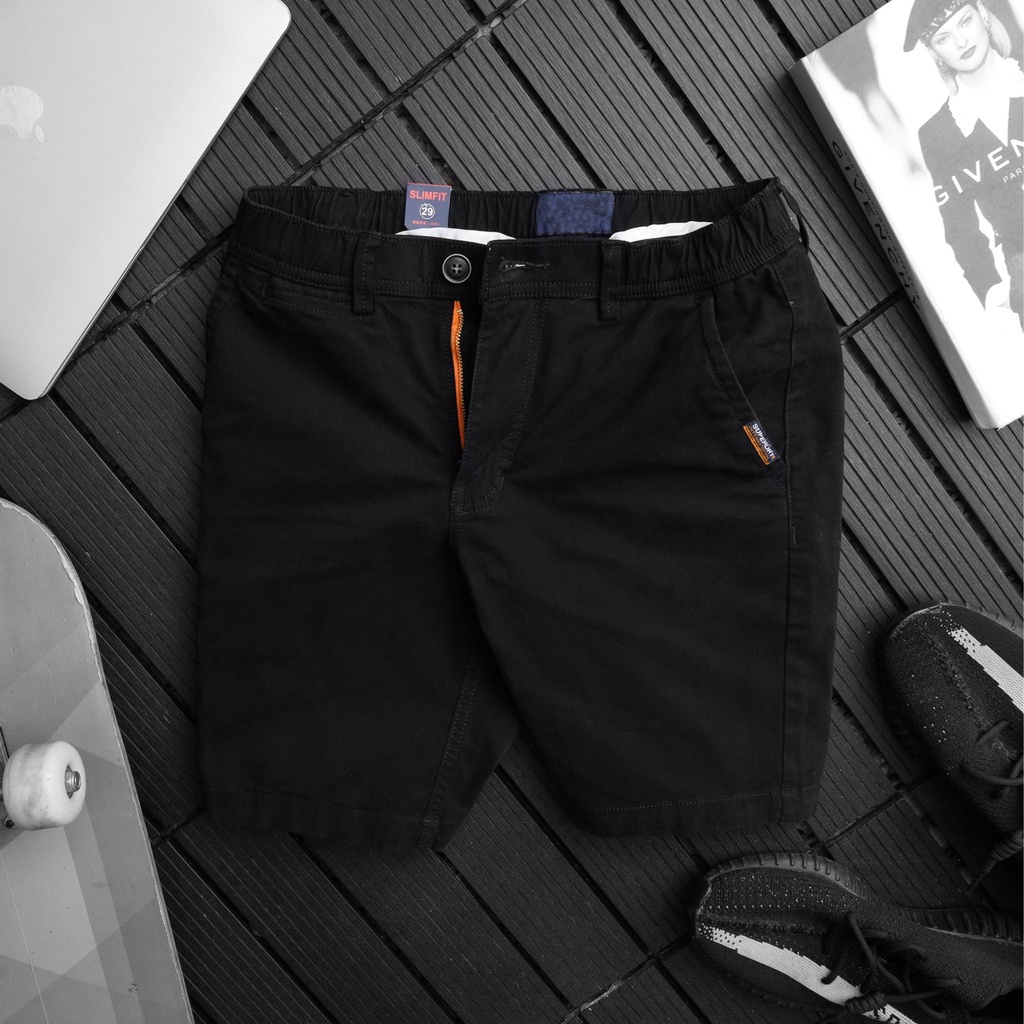 Quần short nam - Quần short chun cao cấp - Chất liệu kaki mềm mịn, co giãn, kiểu dáng trẻ trung