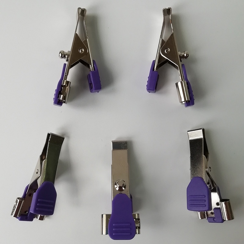 Set 10 Kẹp Cá Sấu Điện Cực ECG / Eg Cho Thú Cưng / Chó / Mèo Có Thể Tái Sử Dụng