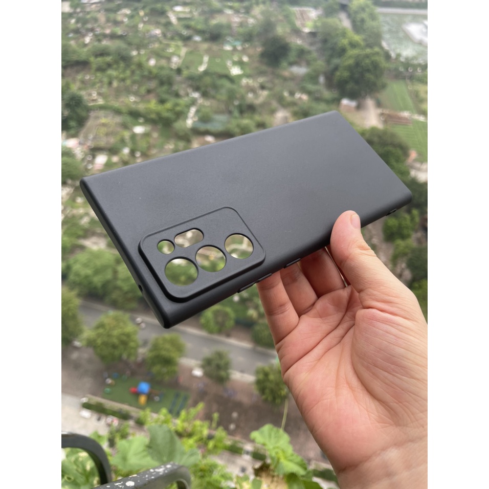 Ốp lưng dẻo cho Note 20 Ultra - đen cao cấp, chống bám vân tay