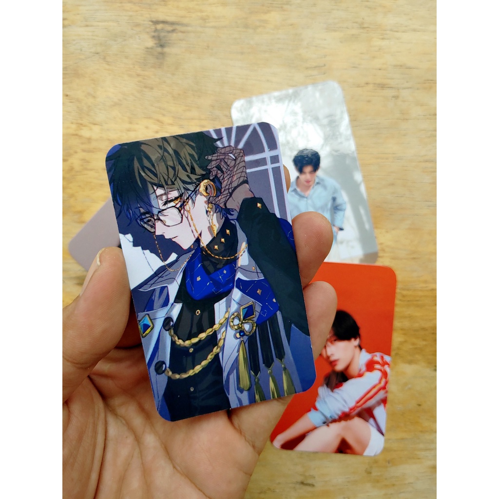 SIÊU RẺ - IN COMBO 50 Card bo góc 2 MẶT kích thước 9 x 5.5 cm hình theo yêu cầu. Hình chân dung - thần tượng.