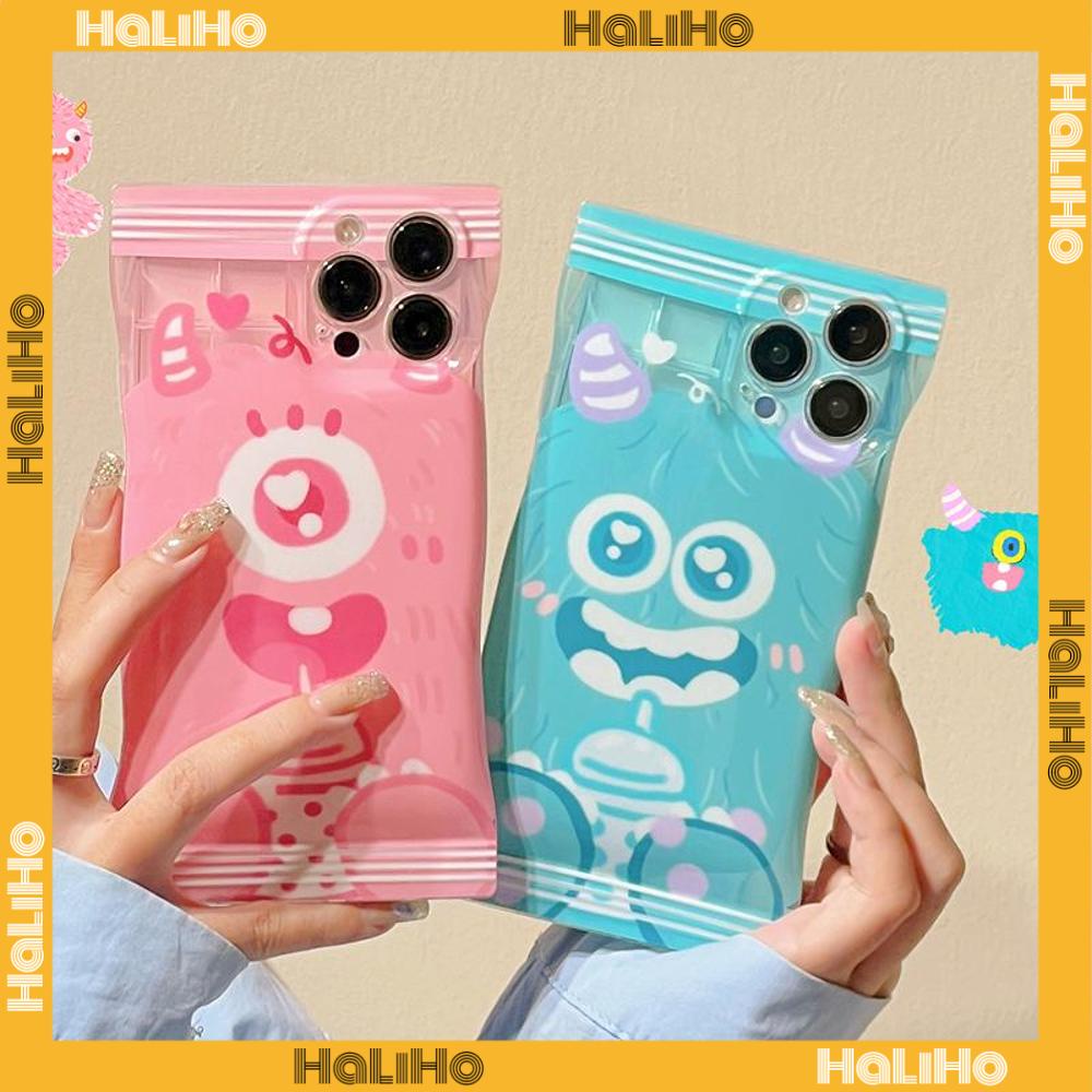 Ốp điện thoại TPU mềm hình gói bánh quái vật thích hợp cho iPhone 14 Pro Max 14 13 12 11 Plus Pro Max 7 Plus X XR