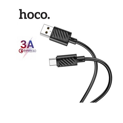Cáp sạc 3A Hoco X88 Type-C đồng bộ data nhnah chóng ổn định cho Android dài 1M ( Đen )