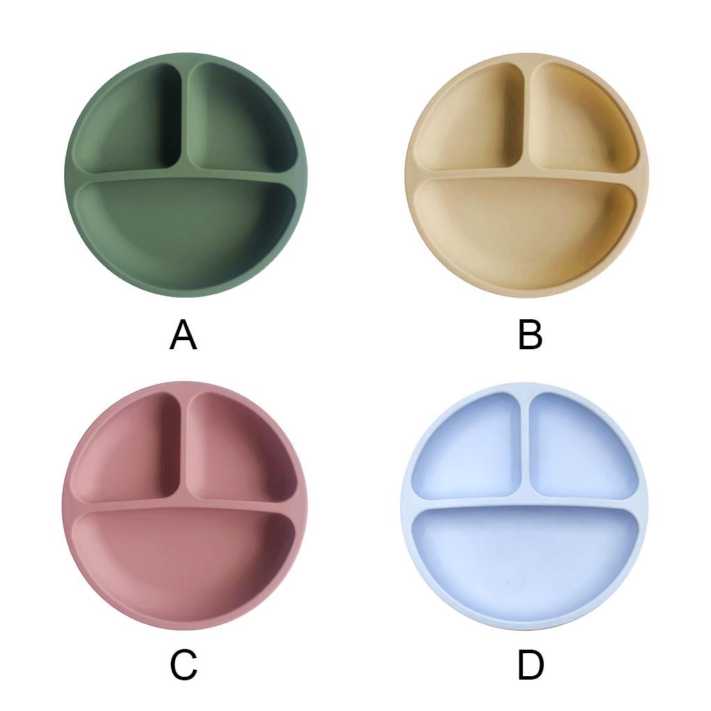 Đĩa Ăn Bằng Silicone Có Thể Tái Sử Dụng Cho Người Lớn Và Trẻ Em