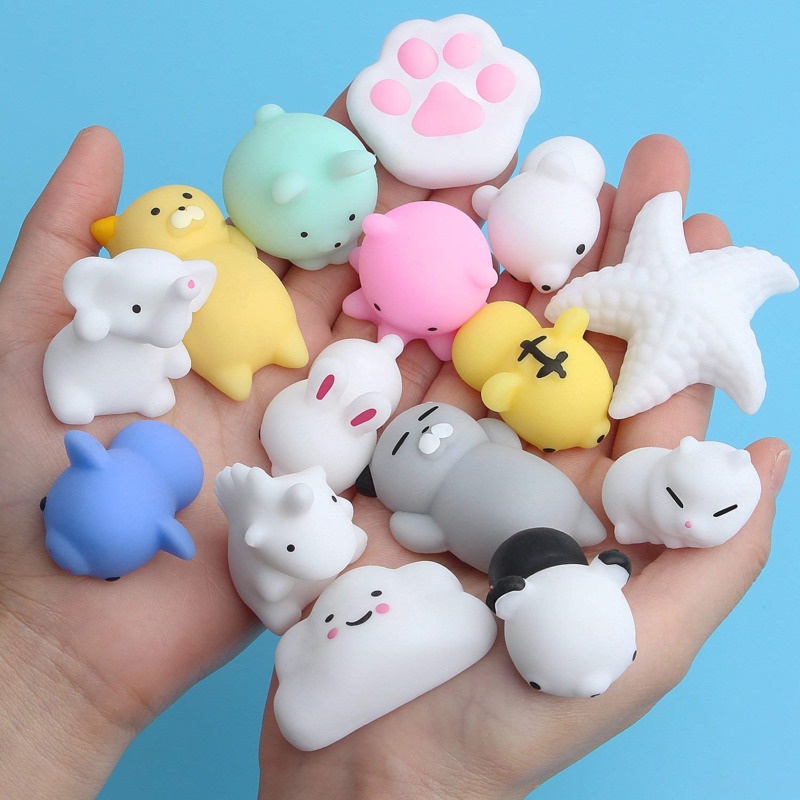 Squishy mochi thú dẻo đàn hồi cực dễ thương - Đồ chơi xã stress cute