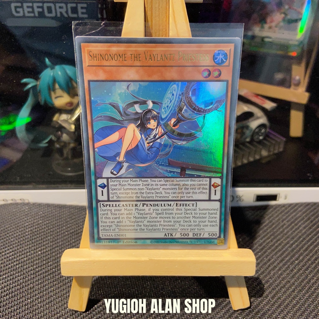 Shinonome the Vaylantz Priestess - TAMA-EN001 - Ultra Rare 1st Edition